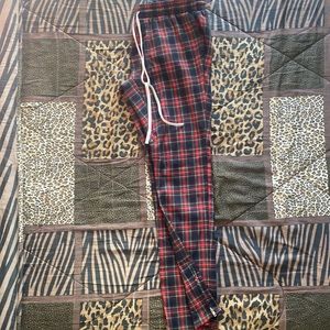 PACSUN Men Plaid Joggers